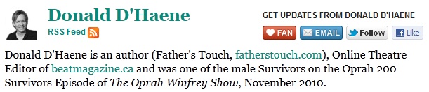 Donald's HuffPo Profile